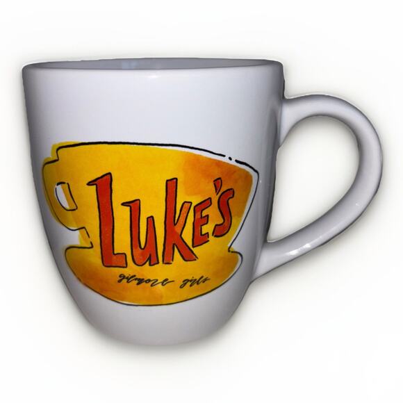 Gilmore Girls Luke’s Diner Logo 18oz Coffee Tea Mug Cup NEW - Picture 1 of 4